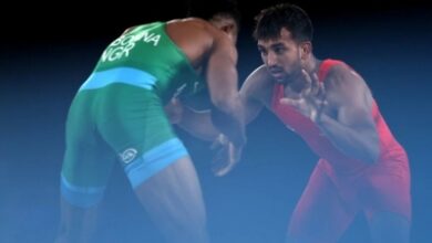 सीडब्ल्यूजी 2022: 19 वर्षीय भारतीय पहलवान नवीन ने जीता सोना, पाकिस्तान के मुहम्मद शरीफ ताहिर को हराया