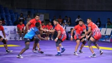 नेशनल गेम्स: सर्विसेज पुरुष, महाराष्ट्र की महिलाओं ने कबड्डी में दूसरी जीत दर्ज की