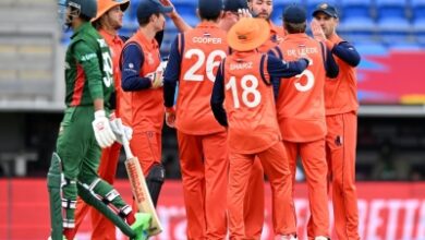 टी20 वर्ल्ड कप : बांग्लादेश ने नीदरलैंड को जीत के लिए दिया 145 रन का लक्ष्य