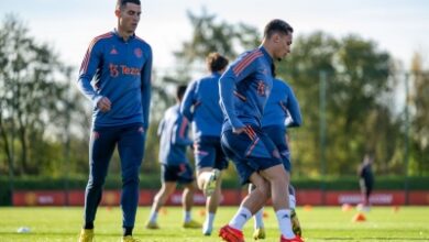 मैनचेस्टर यूनाइटेड के साथ प्रशिक्षण के लिए लौटे रोनाल्डो