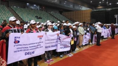 नेत्रहीनों के लिए 22वीं ऊषा राष्ट्रीय एथलेटिक्स चैंपियनशिप नई दिल्ली में शुरू