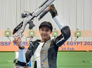 महिलाओं की एयर राइफल में तिलोत्तमा सेन ने कांस्य पदक जीता