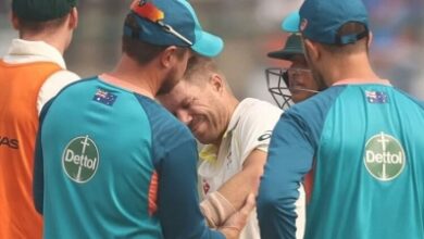 बॉर्डर-गावस्कर ट्रॉफी : कोहनी में फ्रैक्च र के साथ वॉर्नर का सीरीज में खेलना बना संदिग्ध