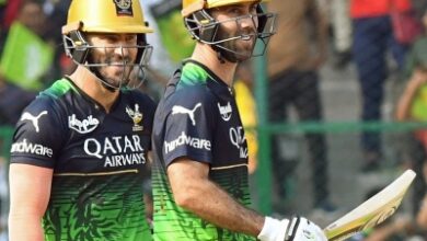 डुप्लेसी और मैक्सवेल के अर्धशतक, बेंगलुरु की राजस्थान पर सात रन से जीत